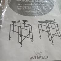 Deambulatore ascellare con tavolino