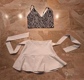 Minigonna + top di Zara
