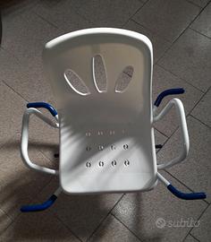 Sedia da bagno girevole, ortopedia