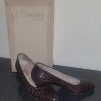 Scarpe donna Caparrini pitone marrone Tg 37