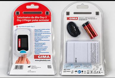 Ossimetro e pulsossimetro GIMA OXY-3
