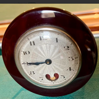 RARITA':PREGIATOorologioTAVOLObacheliteArtDECO'20