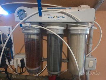 impianto osmosi  con pompa booster