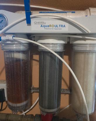 impianto osmosi  con pompa booster