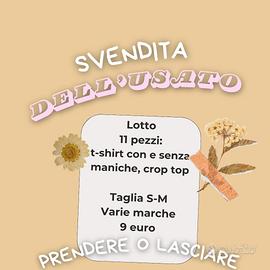 T-shirt con e senza maniche - Lotto 11 pezzi