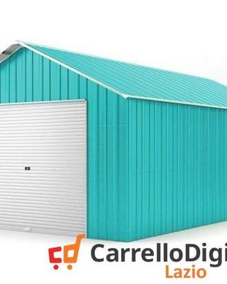 Baracca cantiere 438x724 con saracinesca azzurro