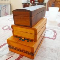 3 Scatoline Legno Vintage