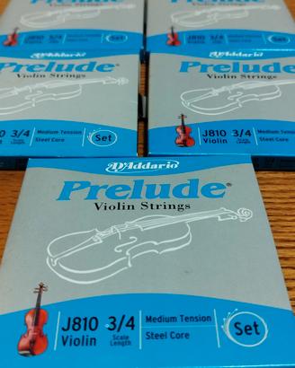 Corde violino D'addario 