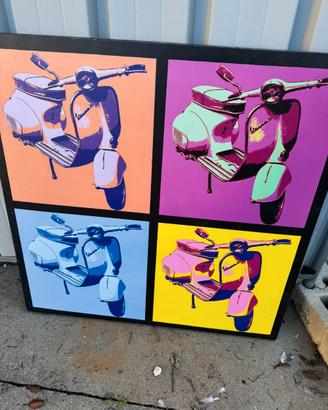 Quadro vespa Andy Wharol
