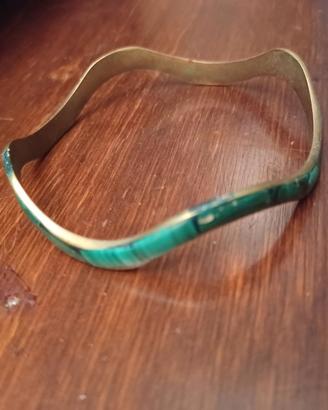 Bracciale in rame verde