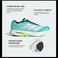 Scarpe running Adidas BOSTON 13 taglia 45 1/3