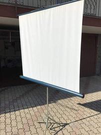 Schermo per proiezione  130x130 cm con tenditore