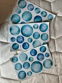 Sticker bagno bolle