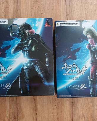 Capitan Harlock e Naudicaa Play Arts Kai 