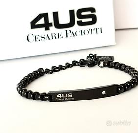 PACIOTTI bracciale uomo Zircone, NUOVO