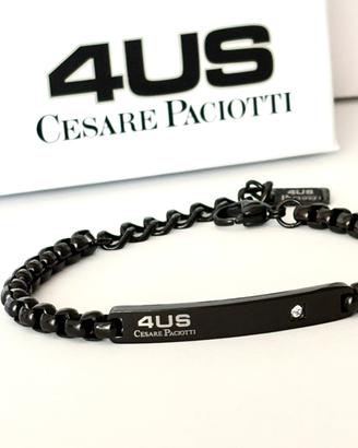 PACIOTTI bracciale uomo Zircone, NUOVO