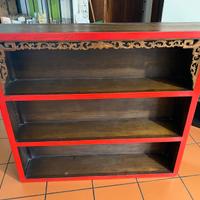 Libreria orientale in legno