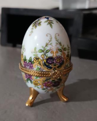 Uovo Fabergè in Porcelana vintage da collezionismo