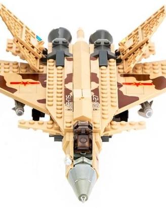 Set mattoncini Aeroplano SU-27 Flanker Fighter Jet