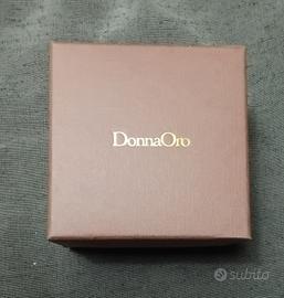 Scatola Vuota Porta Gioielli  " Donna Oro " 