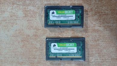 2GB (2 x 1GB) PC3200 DDR400 sodimm per notebook