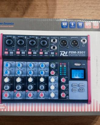 Mixer audio 6 canali