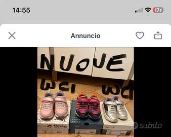 Scarpe bambina nr 27