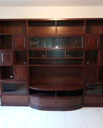 Parete attrezzata artigianale