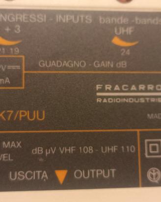 Centralino TV Fracarro MK7PUU - 3 Ingressi - Nuov