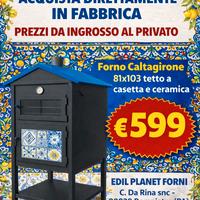 Forno a legna Caltagirone 
