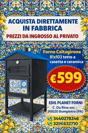 Forno a legna Caltagirone 