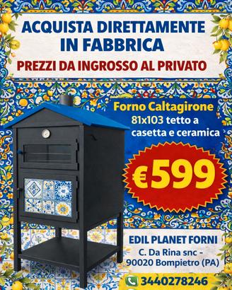 Forno a legna Caltagirone 