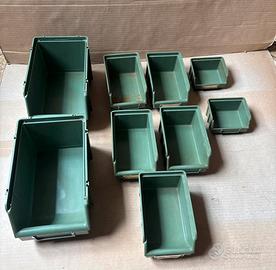 Cassetti porta attrezzi impilabili terry plastic