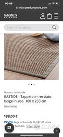 Tappeto nuovo Maisons du Monde