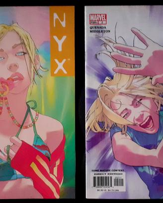 NYX #1; 2 - Josh MIDDLETON - Joe QUESADA - MARVEL