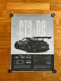 Poster Porsche 911 GT3 RS 30x40cm