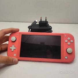 Console Nintendo Switch Lite Rosa Con Caricatore