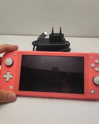 Console Nintendo Switch Lite Rosa Con Caricatore