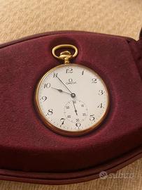 Orlogio omega vintage da taschino in oro 18k