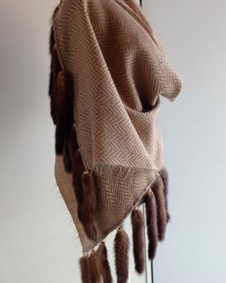 Stola tessuta a telaio d'epoca