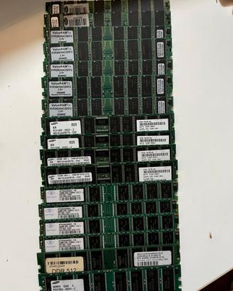 Ram da 256 e 512 MB di tutte le marche