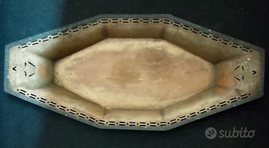 raro vassoio prodotto da Poole silver 