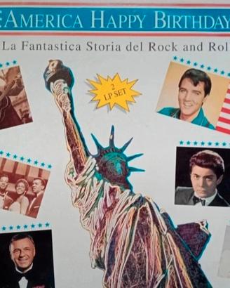 Due vinili 33 giri originali America Happy Birthda