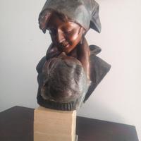 busto bronzo Merente