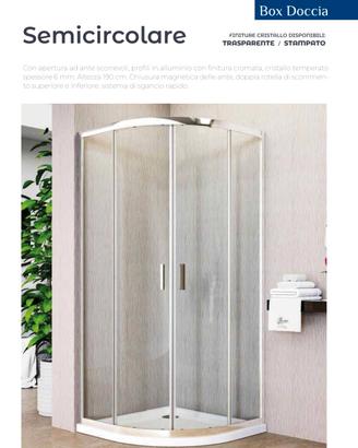 Box doccia semicircolare 