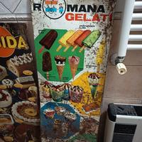 insegna in latta Romana Gelati