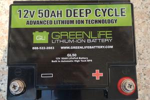 Batteria di servizio Litio 50Amp