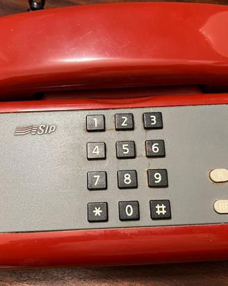 Telefono SIP SIRIO colore rosso bordeaux