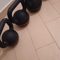  chettlebel in  ghisa base gomma