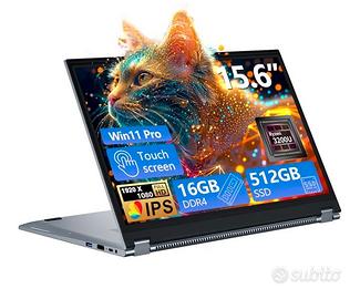PC Portatile 2-in-1 Touchscreen da 15,6 Pollici
